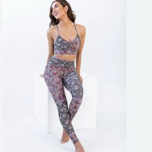 Floral Patterned Women's Active Leggings